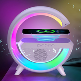 **G Speaker Lamp – 3-in-1 Bluetooth Speaker, Wireless Charger & RGB Light with APP Control | 2-Year Warranty**